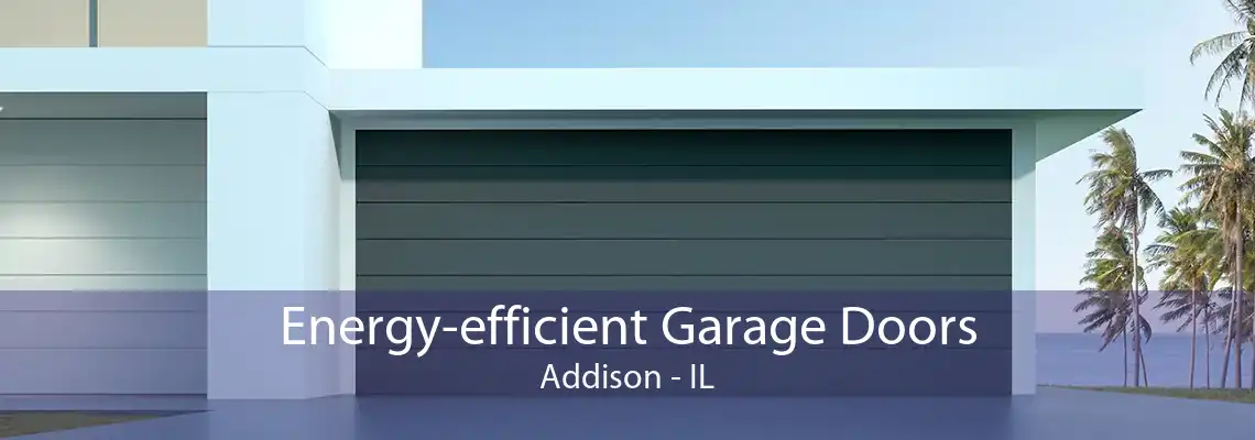 Energy-efficient Garage Doors Addison - IL