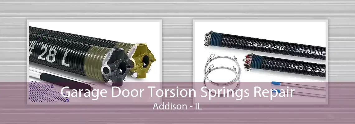 Garage Door Torsion Springs Repair Addison - IL